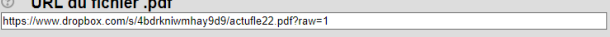 Champ adresse du .pdf